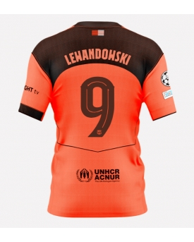 Barcelona Robert Lewandowski #9 Maglia Gara Terza Repliche 2025-26 Maniche Corte